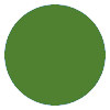 Kommunens gröna profilfärg Pantone 2278 visas i en fylld cirkel.